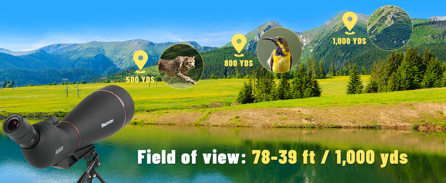 Great angled spotting scope gift for outdoor enthusiasts