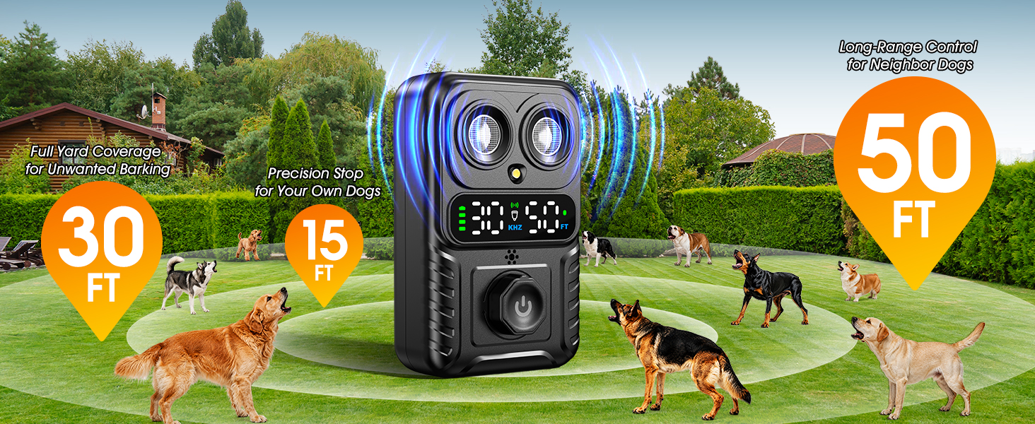 Automatic Bark Box Ultrasonic Dog Bark Deterrent Device for Dog Training
