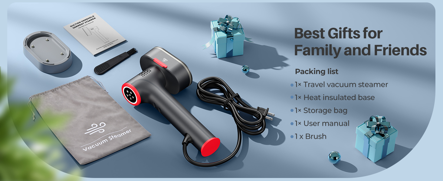 Travel Vacuum Steamer for Clothes
