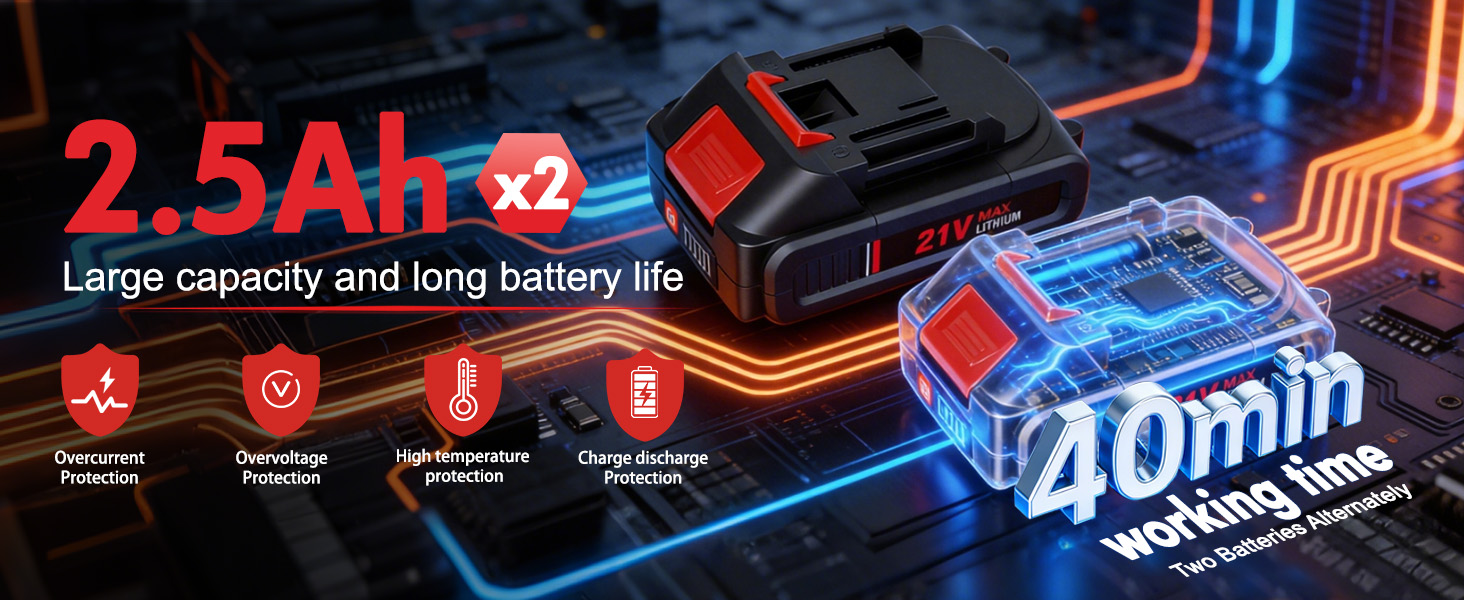 Long battery life