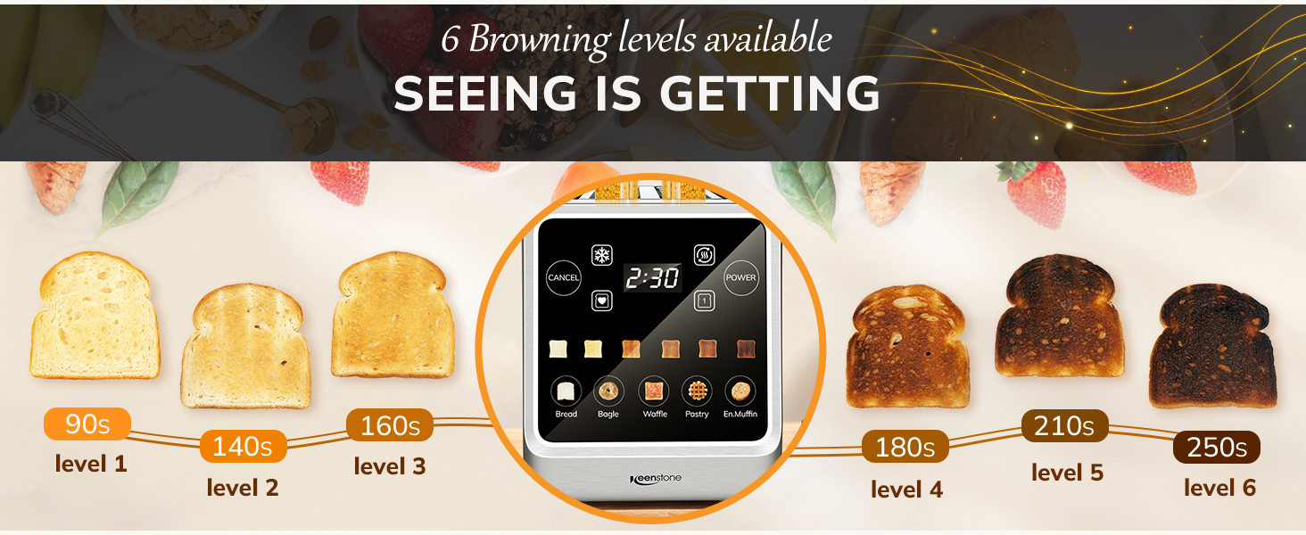touch screen toaster