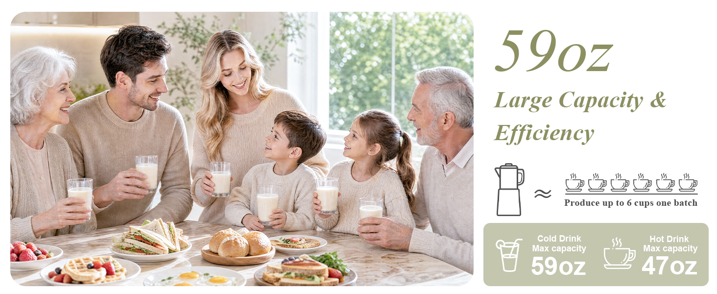 multi function nut milk maker for oat almond plant milk smoothie milkshake