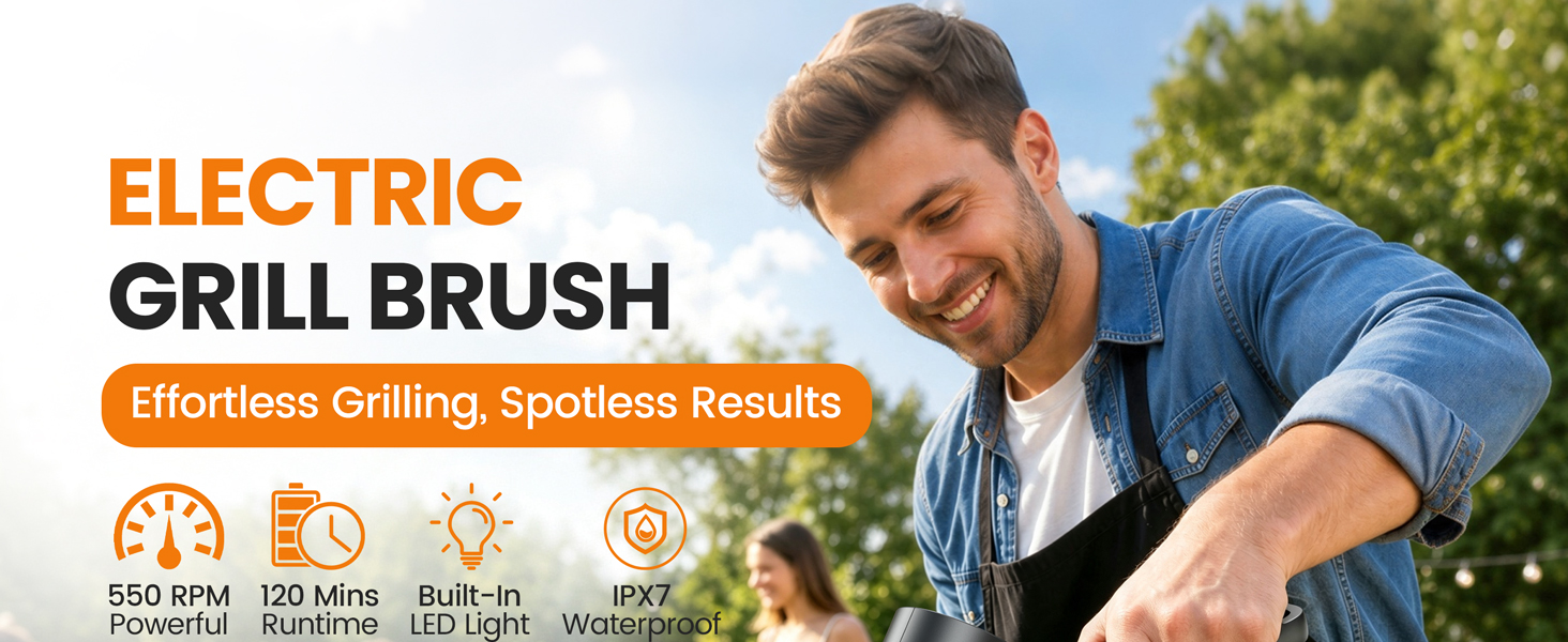 electric grill brush