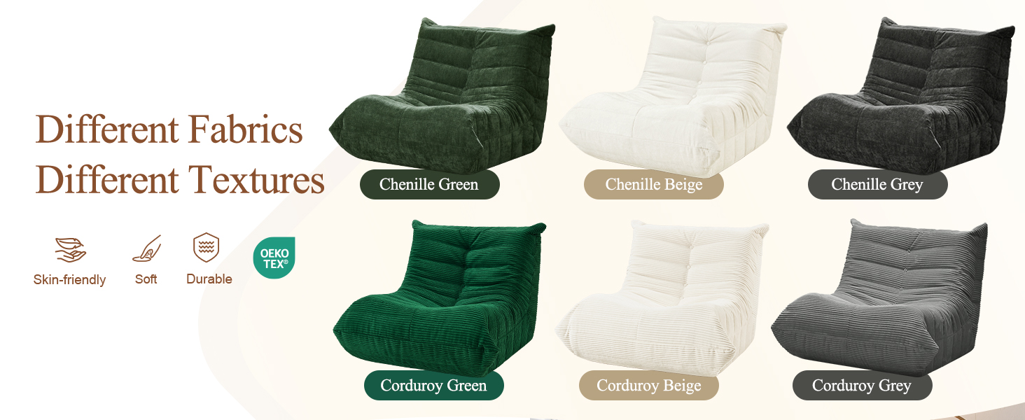 Adults BeanBag Chair Bean Bag Couch for Bedroom Living Room