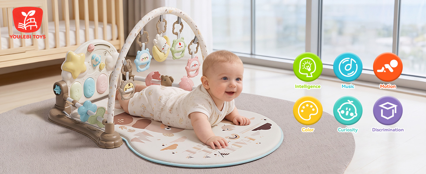 baby play mat with piano
