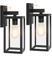 BesLowe 14” Upgraded Motion Sensor Outdoor Wall Lights, Dusk to Dawn Porch Lights Outdoor Wall Sc...