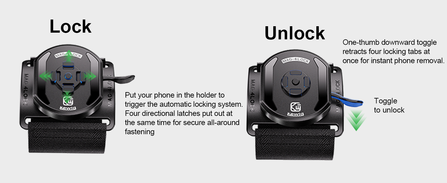 Magnetic Wristband Phone Mount