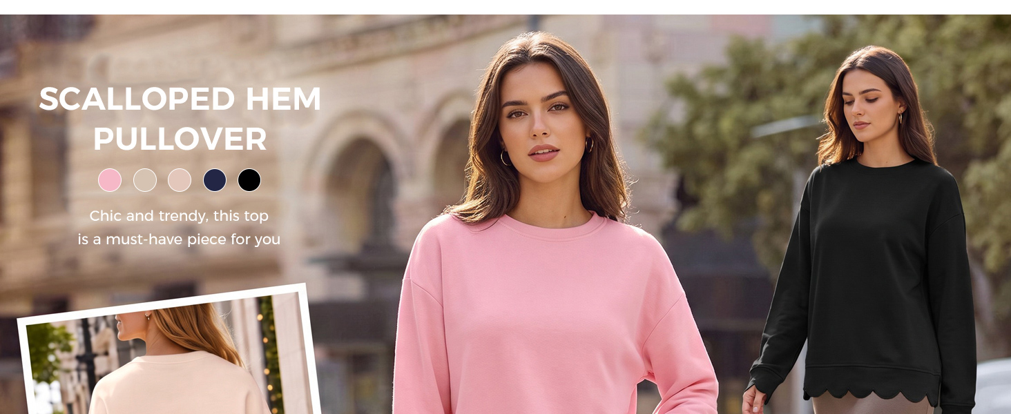 Womens Oversized Crewneck Sweatshirts
