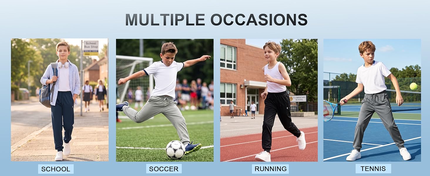 Boys Mesh Athletic Pants