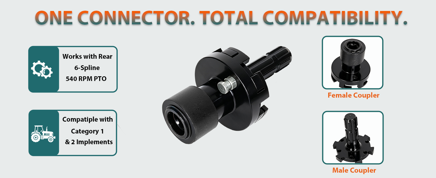 PTO quick connect