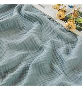 EMME 9 Layer Muslin Blanket for Adults 100% Cotton, King Blankets for Bed, Pre-Washed Soft Breath...