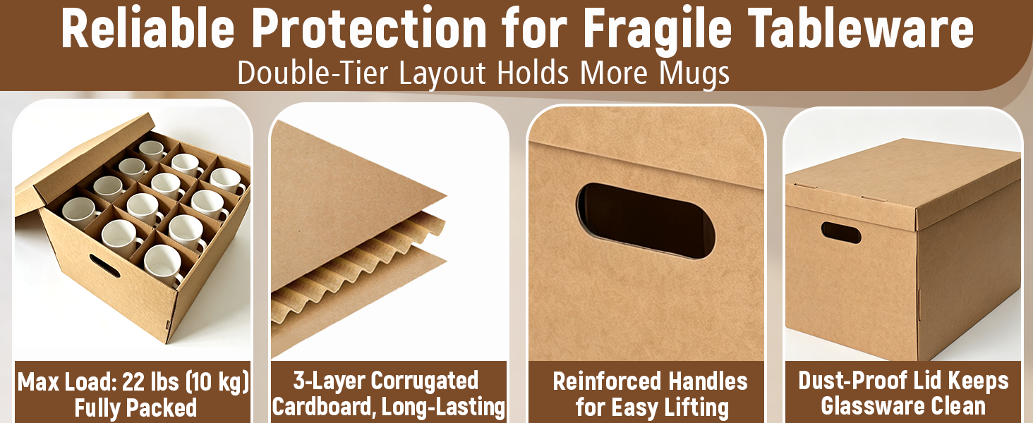coffee mug moving box