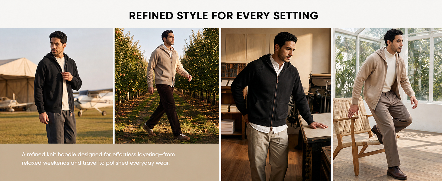 Mens Hooded Sweater