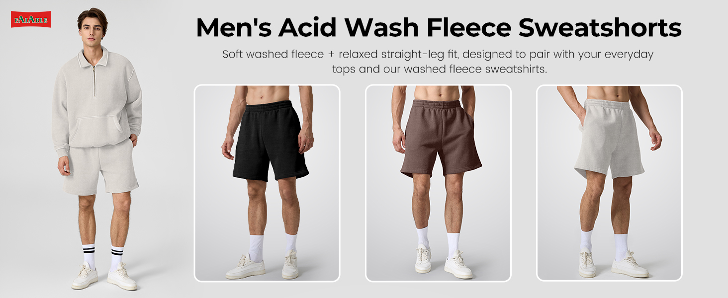 men's vintage comfy sweat shorts