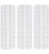 ELEGOO 3pcs Breadboard 830 Point Solderless Prototype PCB Board Kit | Compatible with Arduino, Pr...