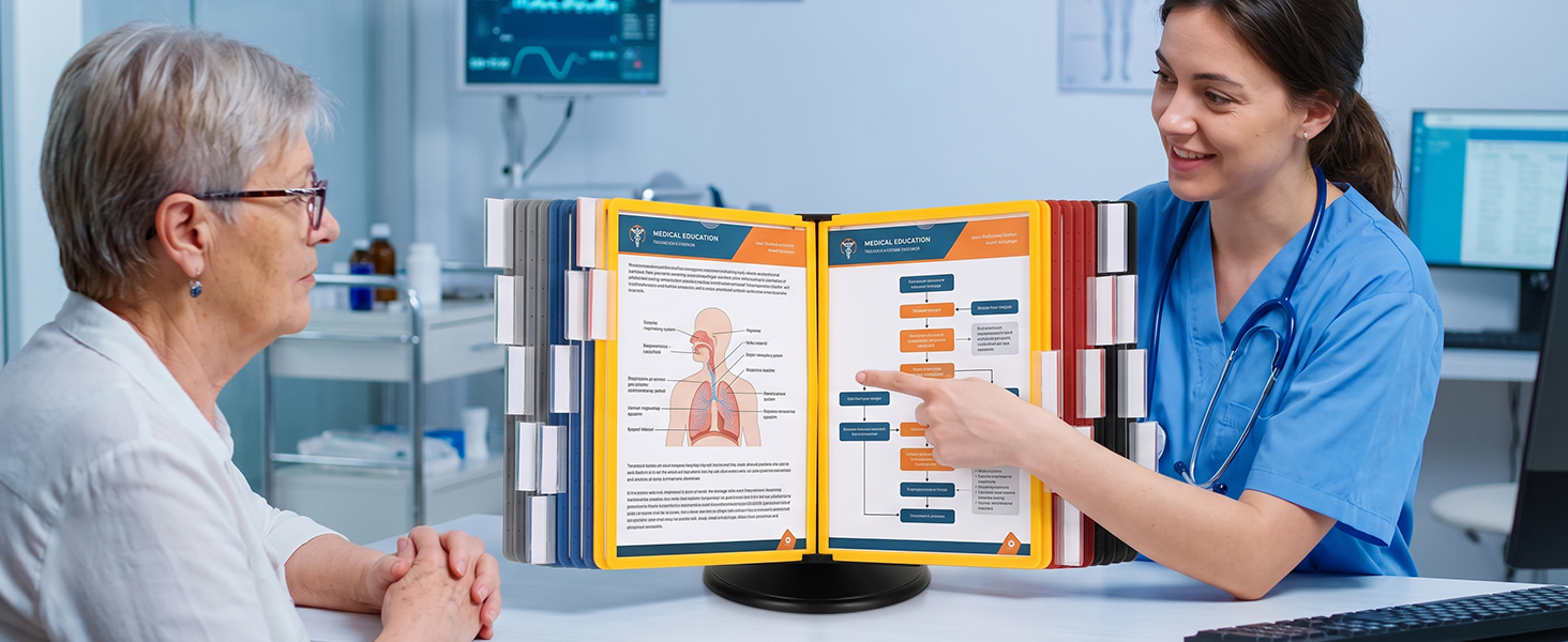 desktop document holder stand