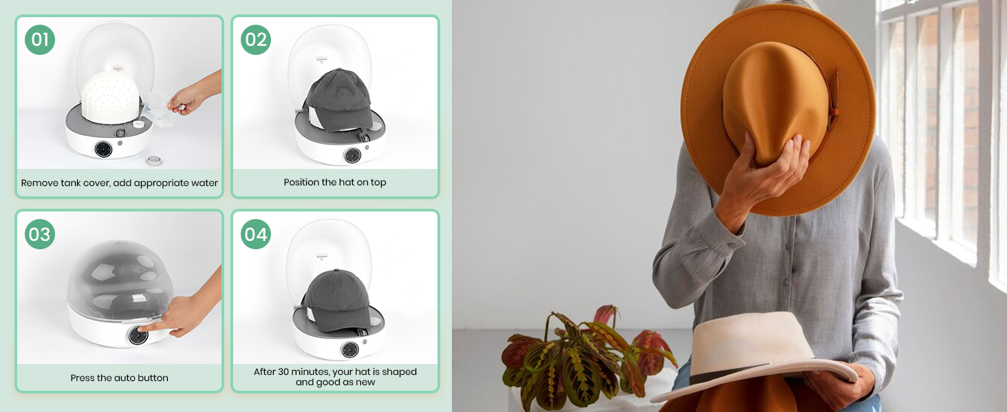 hat cleaner, hat cleaner for baseball caps, hat washer, hat shaper,hat steamer shaper,hat steamer