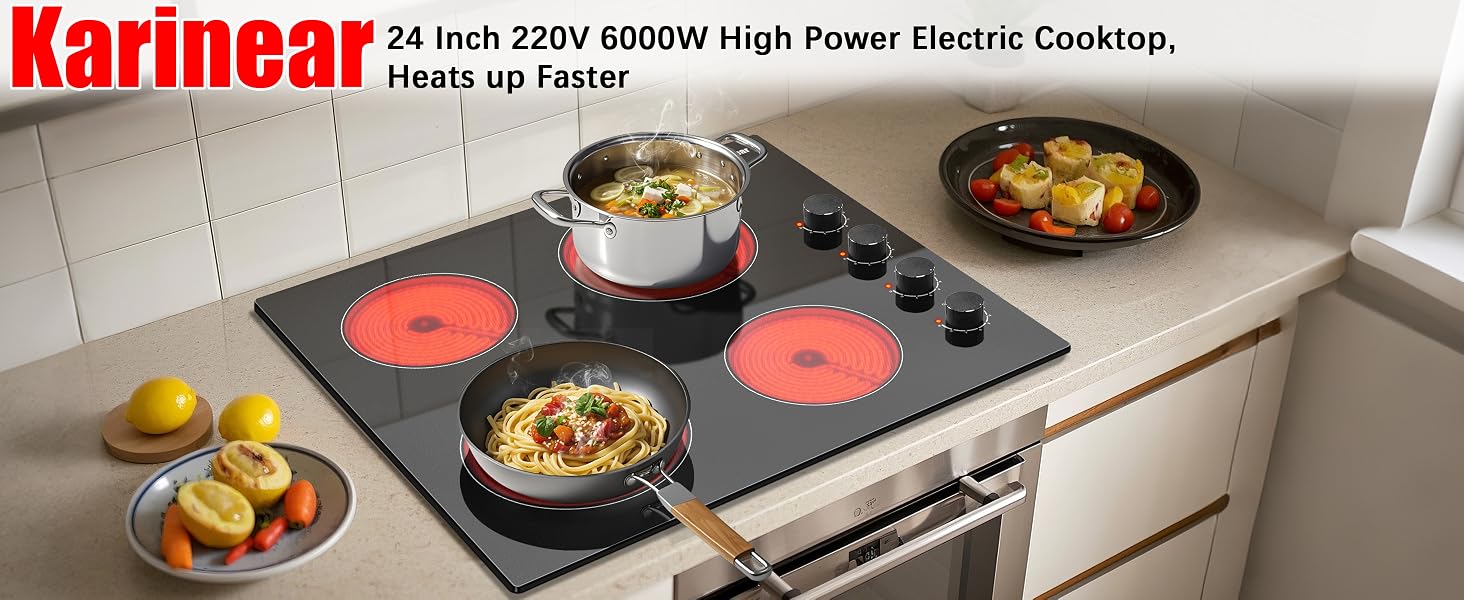 electric cooktop 24 inch