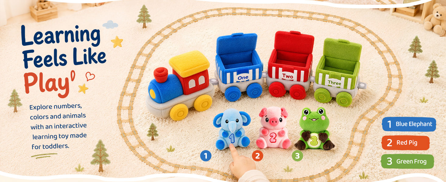 soft plush train