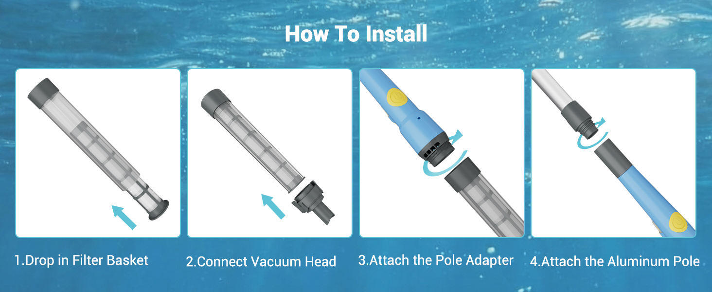 cordless handheld pool vacuum