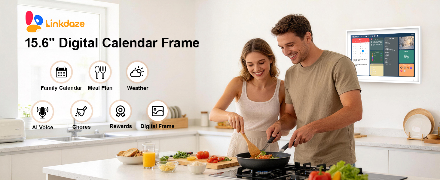 digital calendar electronic calendar smart calendar wall calendar