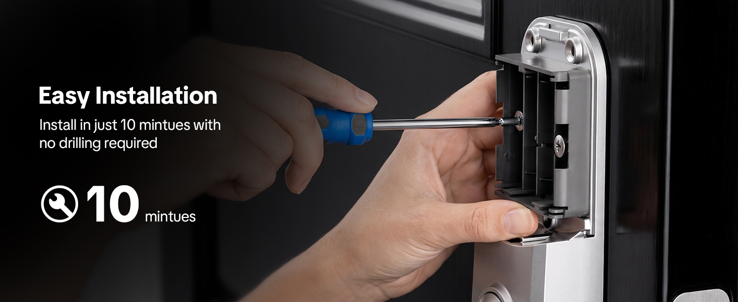 keypad door handle