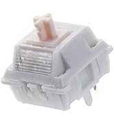 EPOMAKER Silent Mechanical Keyboard Switches Set - 35 Pieces Factory Pre-Lubed, 5-Pin Linear/Tact...