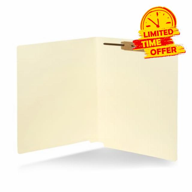 Blue Summit Supplies 50 End Tab Fastener File Folders