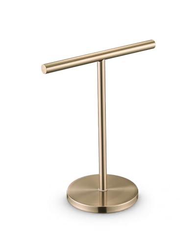 classic champagne bronze stainless steel hand towel stand