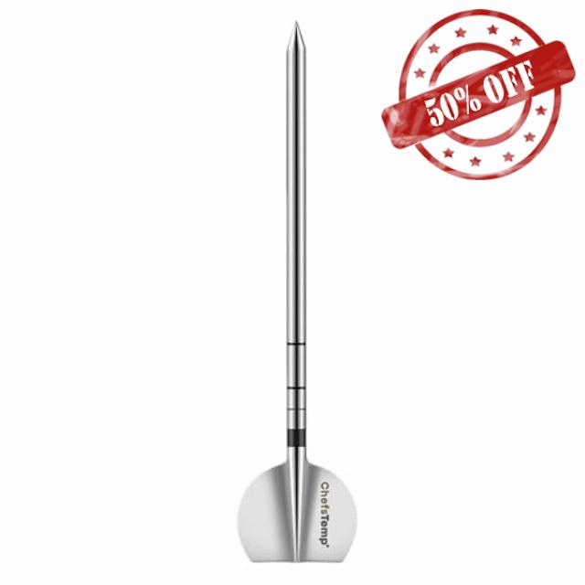 ChefsTemp ProTemp 2nd Generation Meat Needle Probe(Only One Probe)                                                          Accessory for ProTemp S1 Grill Thermometer & ProTemp 2 Plus Wireless Meat Thermomete