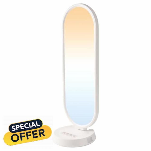 Desktop Video Light 3 Color Temperature 3000-6500K Foldable Lamp Ring Light for Photography