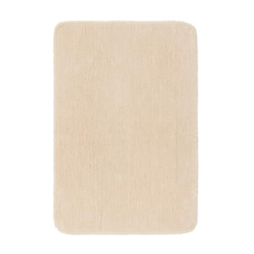 Ivory Ultra Soft Rubber Backing Bath Mat