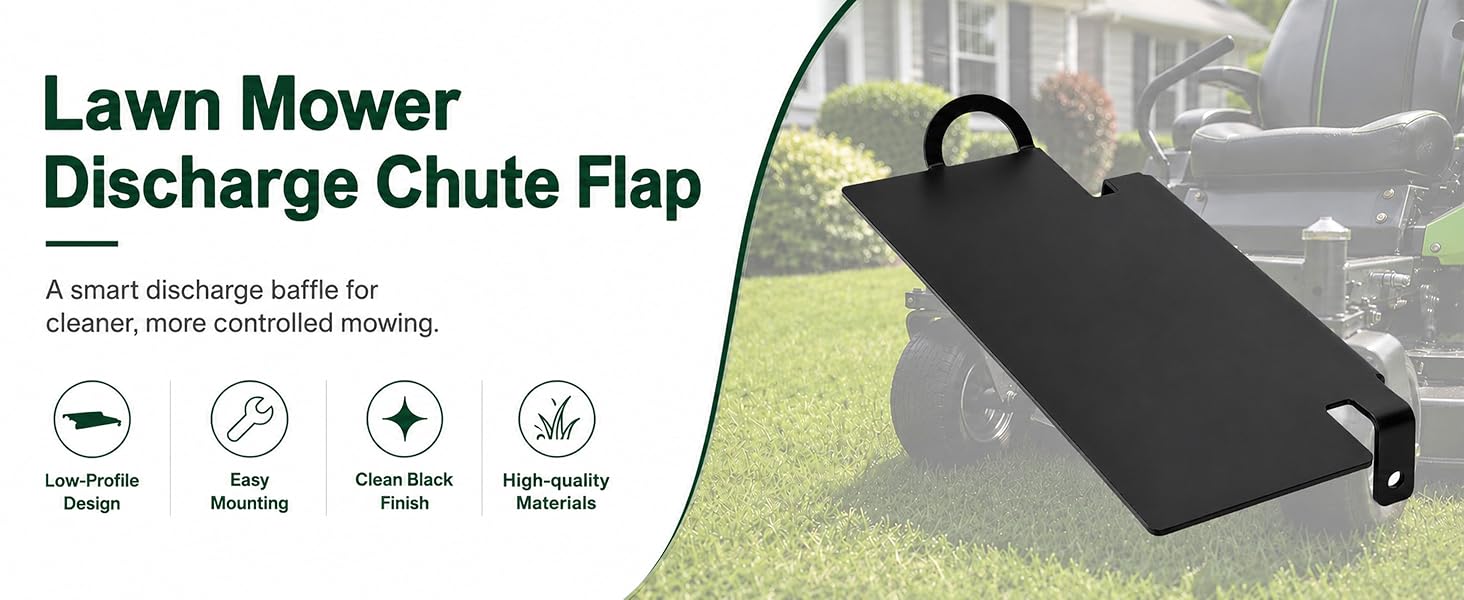 Mower Chute Blocker Plate