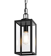 BesLowe Outdoor Wall Mount Light Fixture, Exterior Wall Lantern Waterproof, Black Outside Porch S...