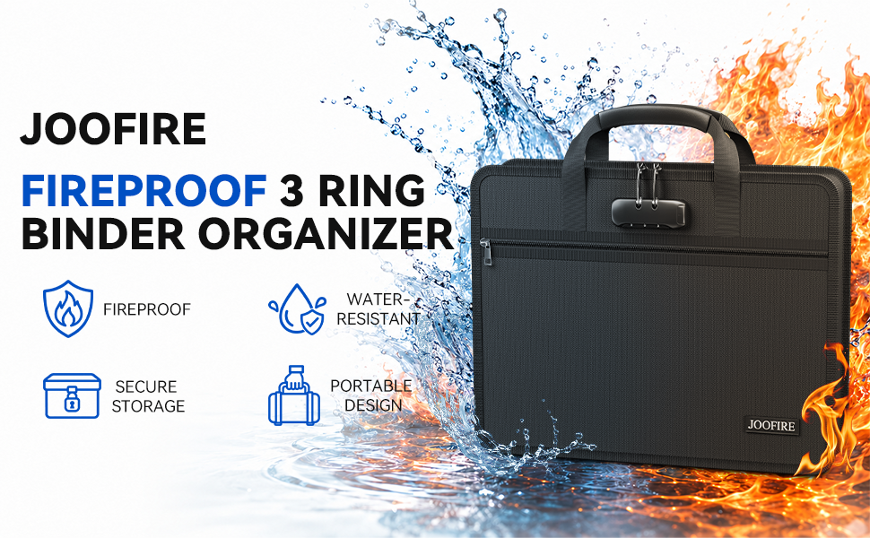 Fireproof Document Organizer Box