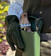 Hachiman Garden Tool Bag - Waterproof Gardening Tote with Interior Partition and Removable Pouch ...