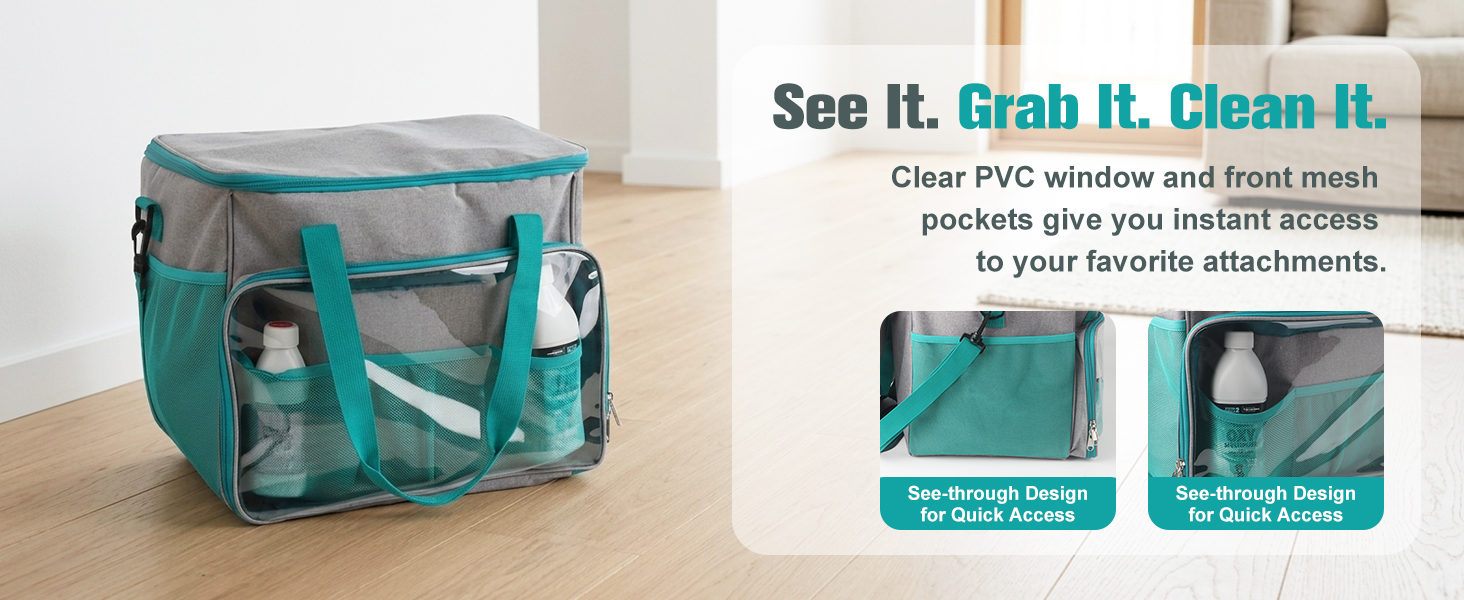 Carry Bag for Shark Stain Striker Carpet Cleaner with Attachments Storage