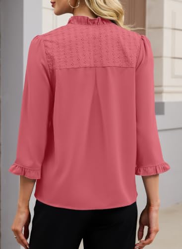V Neck Lace Patchwork Shirts
