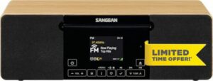 Sangean WR-60 AM/FM-RBDS/CD/AUX/Bluetooth Wooden Cabinet Radio