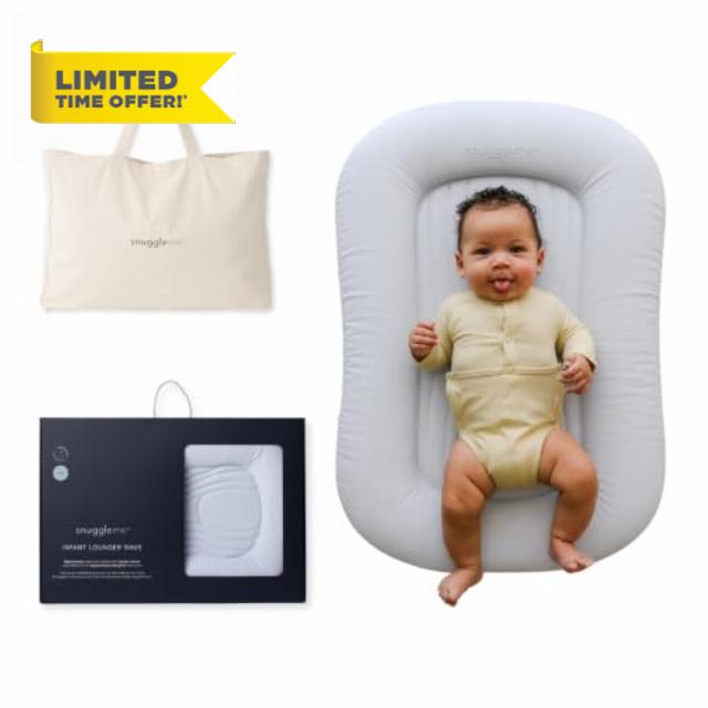 Snuggle Me Wave Organic Infant Baby Lounger