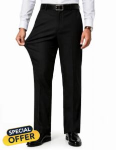 Men’s Dress Pants 2 Fits: Slim & Regular| 4-Way Stretch                                                          2-Inch Expandable Waist