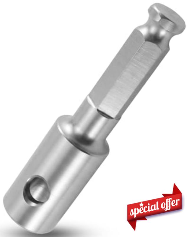 Earth Auger Bit Adapter D Fit for Model DDG460 Replace 327687-6                                                          Earth Auger Bit Drill Adapter