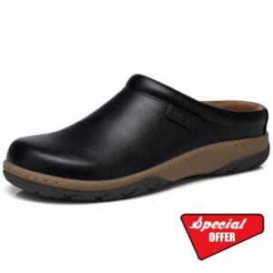 SHIBEVER Clogs for Women Mules Shoes Comfortable Arch Support Slip On Clog                                                          Comfort Casual Non-Slip Clogs Walking All‑day And Feel No Fatigue - Outdoor Lightweight Cushioned Closed Toe Nurse Mule