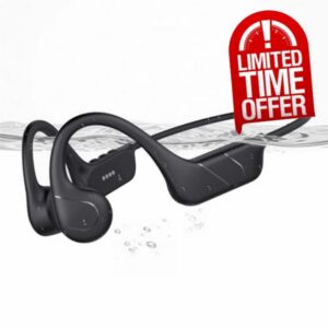 CXK Bone Conduction Headphones IPX8 Waterproof Bluetooth 6.0 Swim Headphone                                                          Underwater Wireless Headset with MP3 Mode Built-in Memory