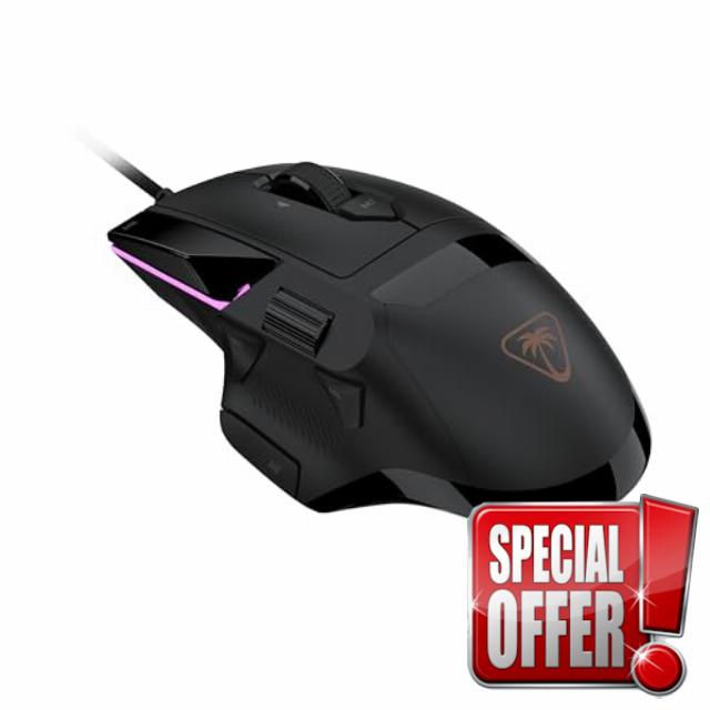 Turtle Beach Command Series MC3 Wired Customizable RGB Gaming Mouse                                                          Owl‑Eye 30K DPI Optical Sensor