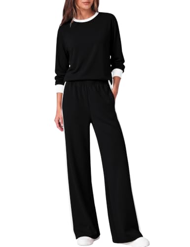 Color Block 2 Piece Loungewear Set