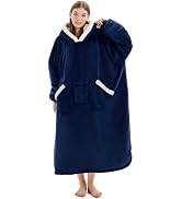 L'AGRATY Oversized Wearable Blanket Hoodie for Adults
