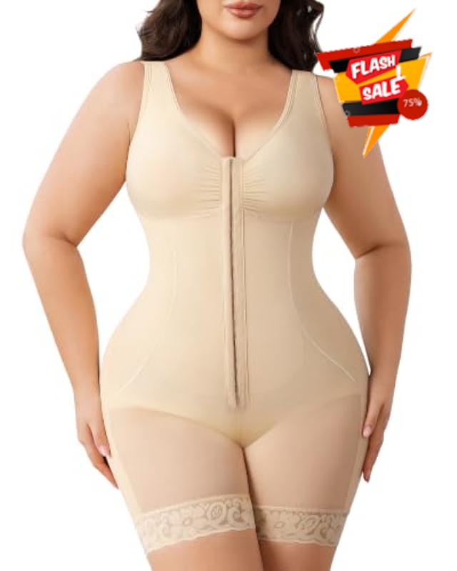 Fajas Colombianas Moldeadoras Postpartum Shapewear Tummy Control for Women                                                          High Compression Shapewear with Bust Support