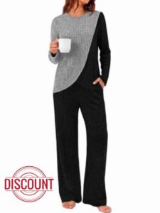 WIHOLL 2 Piece Sets for Women Lounge Set Matching Vacation Fall Clothes