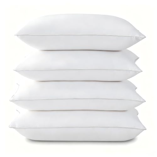 Hotel Quality Bed Pillows for Sleeping 4 Pack